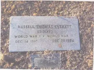 Thomas Russell Everett’s gravestone