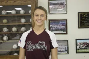 Taylor Williams in a Maroon Jersey Headshot