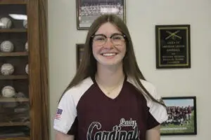 Jeannette Granger in a Maroon Color Jersey Headshot