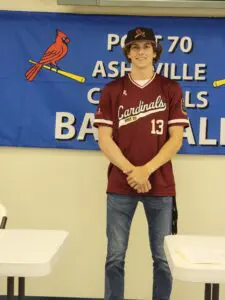 Garrett Stackhouse smiling and standing