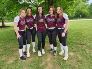 five women posing for a picture